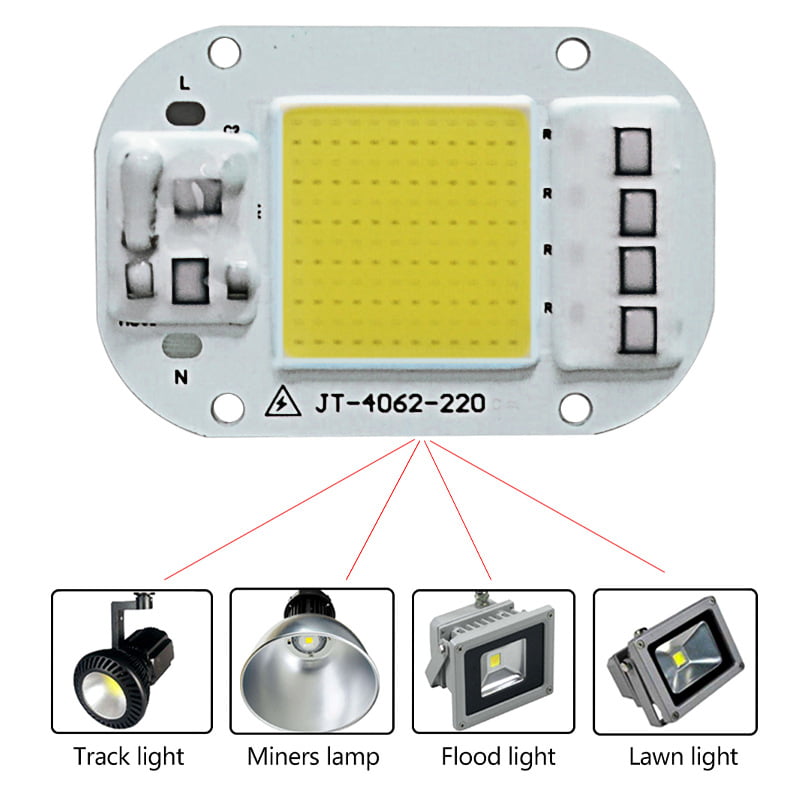Spotlight Input Integrated Lamp Light Source LED Bulb COB Chip Smart IC Driver 