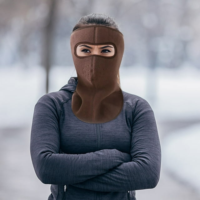 Winter Masks For Warmth, Thickened Neck And Ear Protection, Men's And Women's Winter Wind And Cold Flocking Full Face Masks