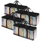 thumbnail image 1 of Set de 4 organizadores Stock Your Home con bolsas de almacenamiento para DVD, 1 of 7