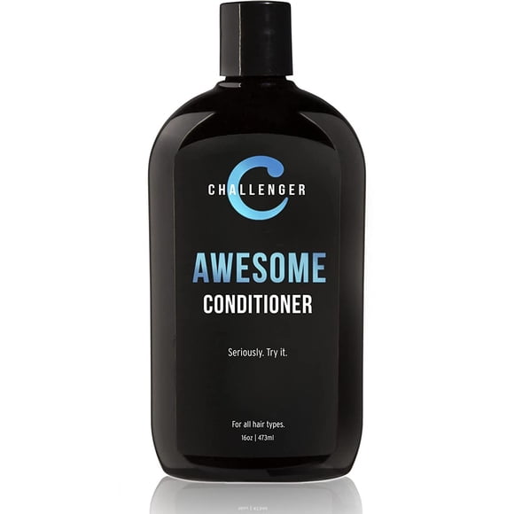 Acondicionador de menta impresionante Challenger | Producto de ducha para hombres | Para el cuero cabelludo seco y con picazón | Elimina la suciedad y los aceites | Aceite de Coco Aceite de Jojoba Que