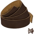 thumbnail image 4 of ELW 5-6 oz 2-2.4mm Bourbon Brown Straps, Belts, Strips 1.75" Wide X 60" Length 4.5cm x 1.52m Full Grain Leather Crazy Horse Belt Medium DIY Craft, Pet Collars, Blanks, Accessory, Jewelry, Wrapping, 4 of 8
