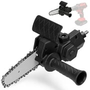 CACAGOO 4 Inch Electric Drill Modified to Electric Chainsaw Tool Attachment Accessory