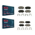 thumbnail image 1 of CMX Front Rear Ceramic Brake Pads Kit for Car Hyundai Elantra Accent Kia Rio GT Forte Veloster Forte5 Coupe Koup KCX-100062, 1 of 9