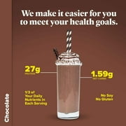 Keto Chow Chocolate Ultra Low-Carb Meal Shake, Single Meal