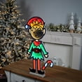 thumbnail image 2 of Melrose 94333DS 29 in. Acrylic UL Plug Elf with Candy Cane Ekkolight, Green & Red, 2 of 4