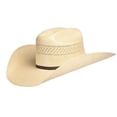 thumbnail image 2 of Ariat A73114-6.875 Mens 20X Straw Western Hat - Size 6.87, 2 of 5