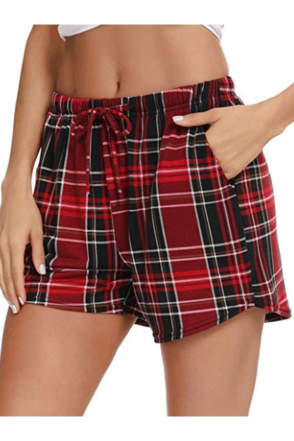 Women Yoga Short Pockets Summer Shorts Elastic Waist Beach Hot Pants Dailywear Bottoms Baggy Mini Trousers A5 L