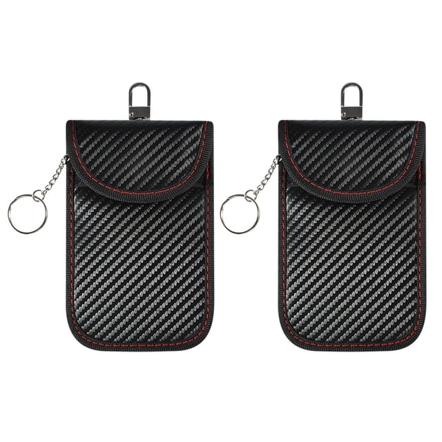 Rfid Key Fob Protector Bag for Key Fob - 2 Pack Protector - Car Rfid Signal Blocking - Anti-Hacking Case Blocker,Anti-Theft Pouch Key Case for Car Keys