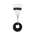 thumbnail image 2 of 100Pcs Fishing Stoppers Cylinder Stop Beads Float Sinker Stops Olive Shape Small Trumpet, 2 of 9