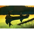 thumbnail image 2 of Remington, Frederic 18x13 White Modern Wood Framed Museum Art Print Titled - Calling The Moose, 2 of 4