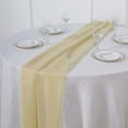 thumbnail image 2 of Efavormart 5PCS 22" x 72" Champagne Premium Chiffon Table Runner For Weddings Party Banquets Decor Fit Rectangle and Round Table, 2 of 10