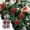 Red RD, variant on ABPWLY Christmas Balls Set Christmas Ball Ornament Set 4Pc 2.4in Velvet Flocked Hanging Glitter Plastic Tree Decorative Soft Lightweight Easy Hang Party Holiday