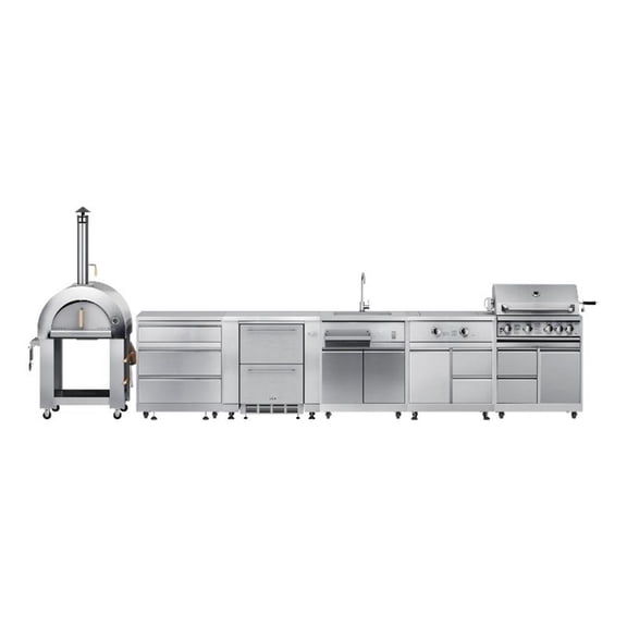 KoolMore Outdoor Kitchen Series Modular Kitchen in Stainless-Steel
