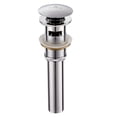 thumbnail image 6 of Blossom Kitchen and Bath Solid Brass Lead-free Single-handle High Arc Bathroom Faucet Chrome w/ Pop-up, 6 of 7