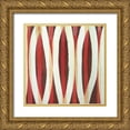 thumbnail image 1 of Miller, Allison G 20x20 Gold Ornate Wood Framed with Double Matting Museum Art Print Titled - Carousing Closed II, 1 of 4