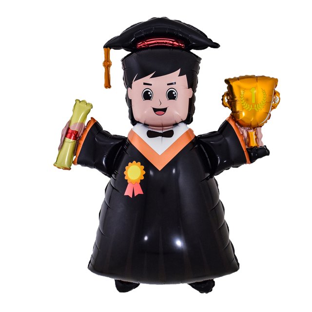 1pc 150cm Large Stand Graduation Brown Bear Doctor Balloons Graduation Party Decorations Balloon boy doctor Other