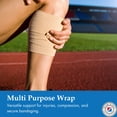 thumbnail image 4 of Henry Schein Self-Adherent Bandage Wrap, Latex Medical Wrap for Compression, 6in x 5yd, Tan, 12 Rolls, 4 of 8