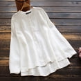 thumbnail image 1 of ZANZEA Blouse Décontractée pour Femmes à Col Rond avec Broderie Florale Unie, 1 of 2