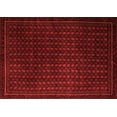 thumbnail image 1 of Ahgly Company Indoor Rectangle Abstract Red Modern Area Rugs, 2' x 4', 1 of 4