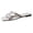White, variant on Womens Beach Flat Sandals 2026 Sparkling Stylish Casual Star Slip on Dress Low Heels Comfortable Walking Slides Slippers for Outdoor Vacation Travel Brown Size 7.5