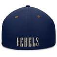 thumbnail image 4 of Men's Fanatics Navy/Brown Ole Miss Rebels NoBo Fitted Hat, 4 of 4