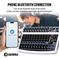 thumbnail image 3 of Mezclador de audio BOMGE BMG-12F 12 canales Bluetooth USB 48V alimentación, 3 of 9