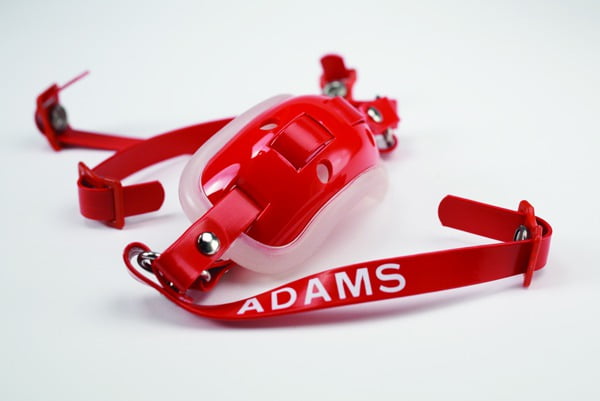 Details about   NEW Adams Gel 50 4D M Maroon 4 Point High Football Hard Cup Gel Chin Strap 
