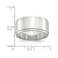 thumbnail image 3 of 10KW 10mm Flat with Step Edge Band Size 4 - 14 1WFLE100, 3 of 4