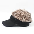 thumbnail image 3 of Casquette de Baseball de Pare-Soleil Réglable avec des Poils à Pointes Perruque Chapeau de Baseball de Pare-Soleil avec Perruques à Pointes, 3 of 5