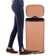 thumbnail image 5 of Curtis 8 Gallon (30L) Step Pedal Trash Can, Clay Rose, 5 of 6