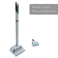 thumbnail image 5 of Smart Design Dustpan Broom Set - 38.5 inch - Gray and Sunset Orange, 5 of 7