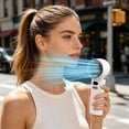 thumbnail image 6 of HHGBAD Powerful High-Speed Handheld Fan, USB Rechargeable Mini Portable Fan, Adjustable Speed for Outdoor Travel, 360° Rotatable for Office and Home Use, Ideal Gift for Everyone, White, 6 of 6