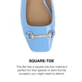 thumbnail image 6 of Journee Collection Womens Ceecy Tru Comfort Foam Sling Back Buckle Square Toe Flats, 6 of 6
