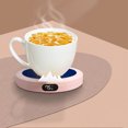 thumbnail image 4 of Greenadscape Pink USB Coffee Warmer Mug Heater for Home Use ABS and Silicone with NonSlip Bottom 55° Temperature, 4 of 8