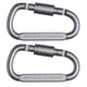 thumbnail image 5 of Mosquetón Bloqueo Con Anilla en D Clip para Herramientas Hebilla (gris) 2 Uds., 5 of 8