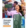 thumbnail image 4 of Funda de teléfono CANSHN para Samsung Galaxy S25 Ultra Deep Green, 4 of 7