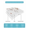 thumbnail image 5 of Quilts Twin XL Size, Brown Eucalyptus Leaves Soft Comforter Bedding Set for Bed, Farmhouse Botanical Watercolor Lightweight Quilted Bedspread with Pillow Cover(2 Pieces) for All Season, 68x98 Inch, 5 of 6