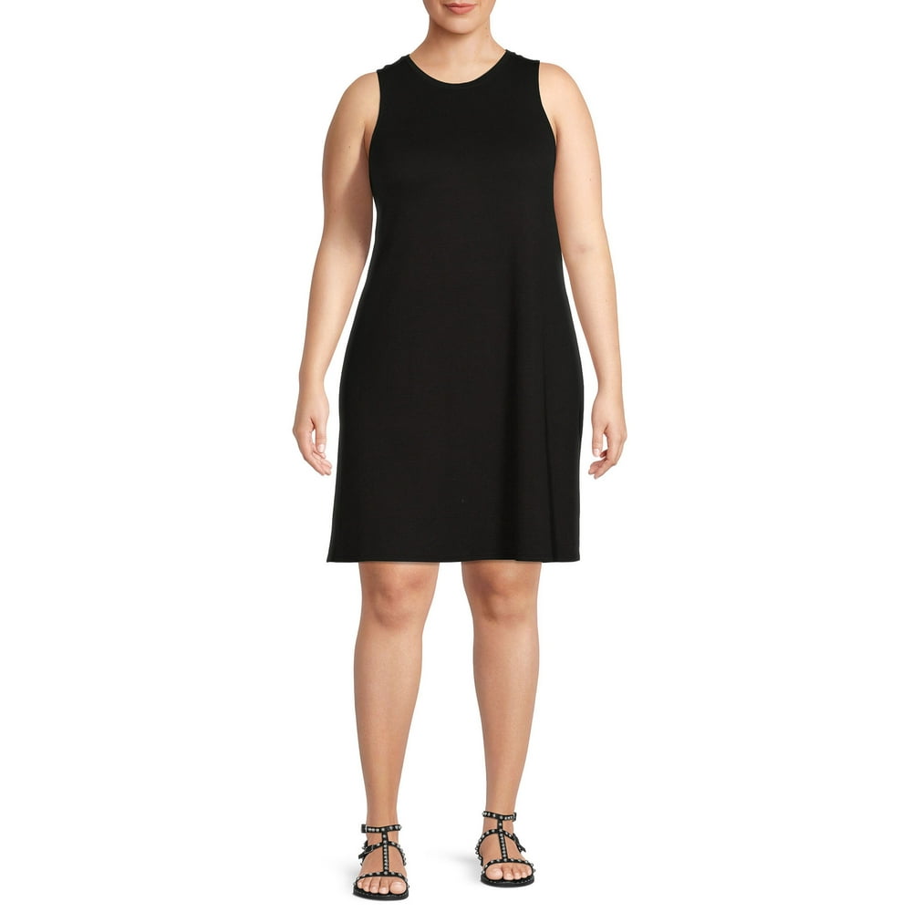 Terra & Sky Terra & Sky Women's Plus Size Swing Tank Dress Walmart