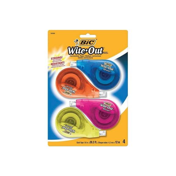 BIC Wite-Out Brand EZ Correct Correction Tape 50589-CT