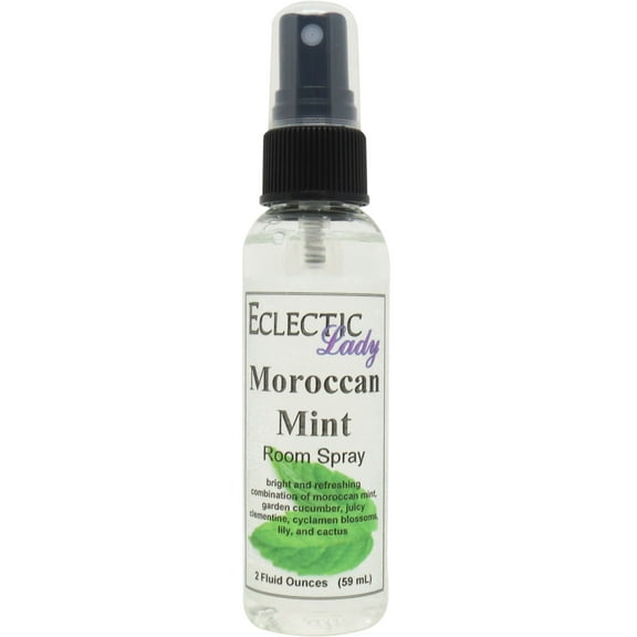 Moroccan Mint Room Spray by Eclectic Lady, 8 Ounces, Fragrant Aromatic Room Mist For Home, Room, Office