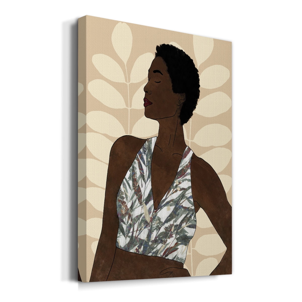 Ethnic Beauty I Premium Gallery Wrapped Canvas - Ready to Hang