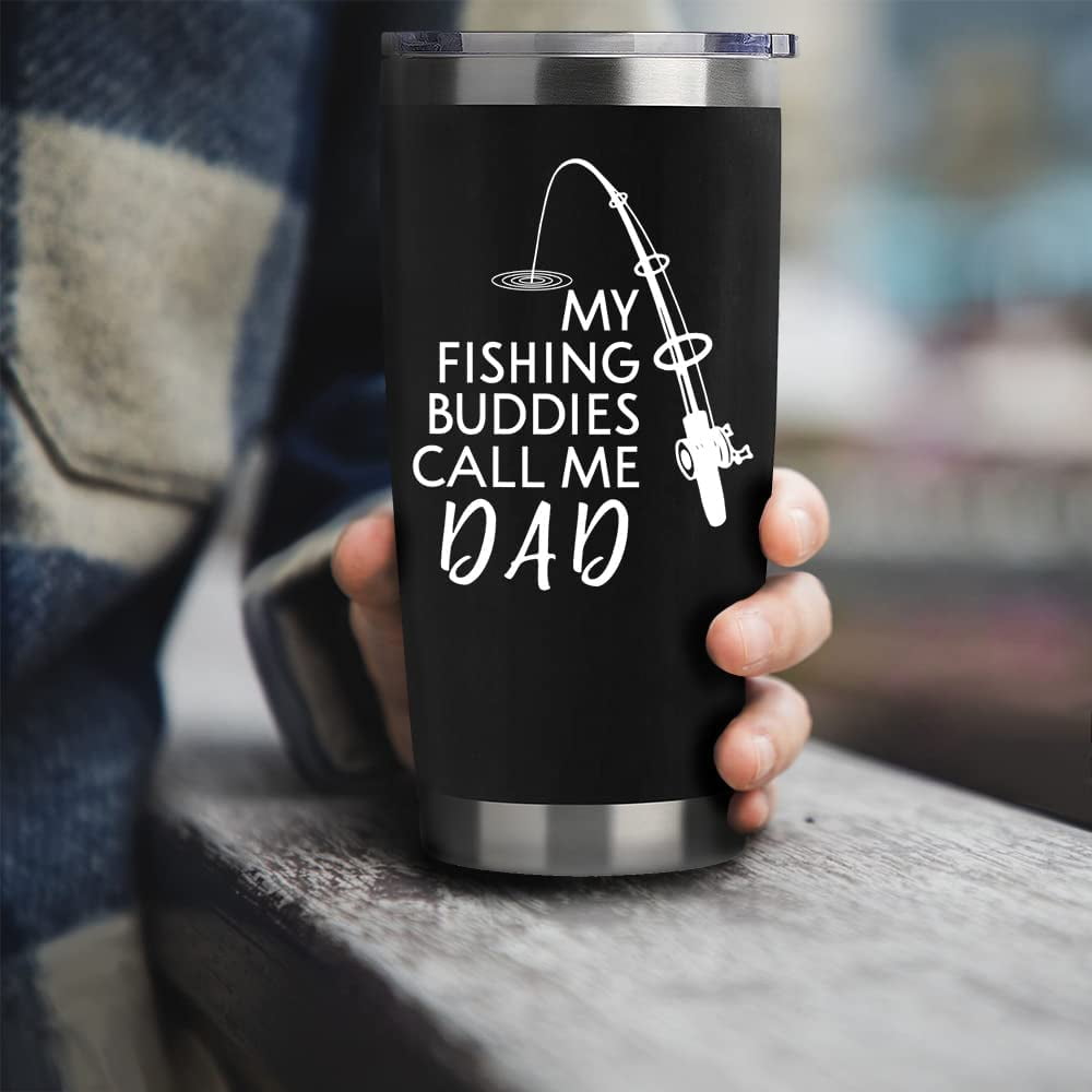 Fishing Gifts For Men Gifts for Fathers Day 20oz Black Bend Over