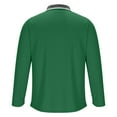 thumbnail image 7 of Yyeselk Men's Long Sleeve Shirt Casual Button Up Collar Golf Shirt Solid Color Splicing Regular Fit Business Workout T Shirt Tops Green XXL, 7 of 7