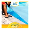 thumbnail image 6 of Clear 16 ft x 34 ft Rectangle Solar Cover | 1200 Series | Heat Retaining Blanket for Rectangular Inground & Above Ground Swimming Pools | Use Sun to Heat Pool | Bubble Heating Blankets, 6 of 6