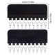 thumbnail image 3 of 2 soportes para sombreros con 10 clips de acero, plegables, con cierre de velcro, para viajes, portátiles, para secar sombreros, 3 of 8