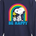 thumbnail image 3 of Peanuts - Be Happy Rainbow - Toddler & Youth Long Sleeve Graphic T-Shirt, 3 of 6