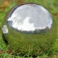 thumbnail image 3 of Crosby Street Stainless Steel Gazing Ball for Homes and Gardens, 7" Diameter, Mirror Globe, 3 of 6