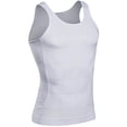 thumbnail image 4 of Men's Slimming Body Shaper Compression Tank Top Vest Shirt Abs Shapewear, 4 of 6