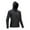 Black, variant on Waterproof Cycling Jacket with Reflective Details and Breathable Mesh Back for Outdoor Riding, Black, Size XXXL, 1 Pack