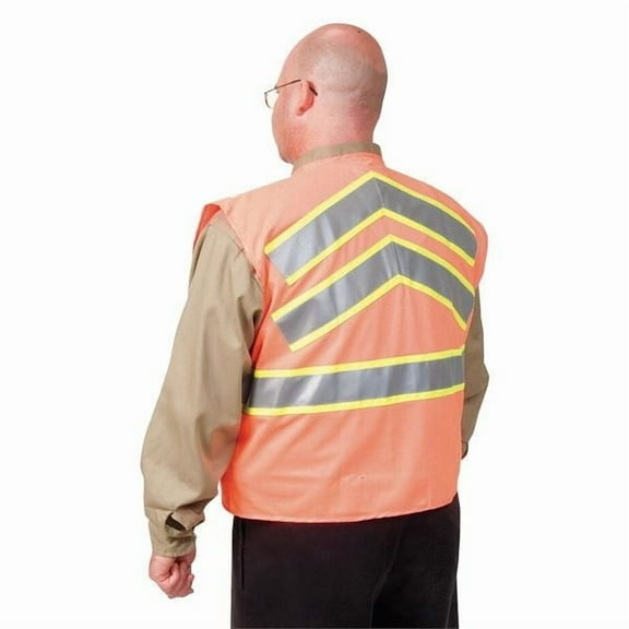 Condor 2XL Class 2 High Visibility Vest, Orange 1YAL6